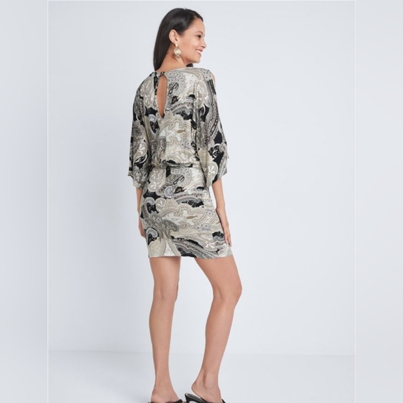 VENUS Paisley Dress Size XS - Picture 2 of 8